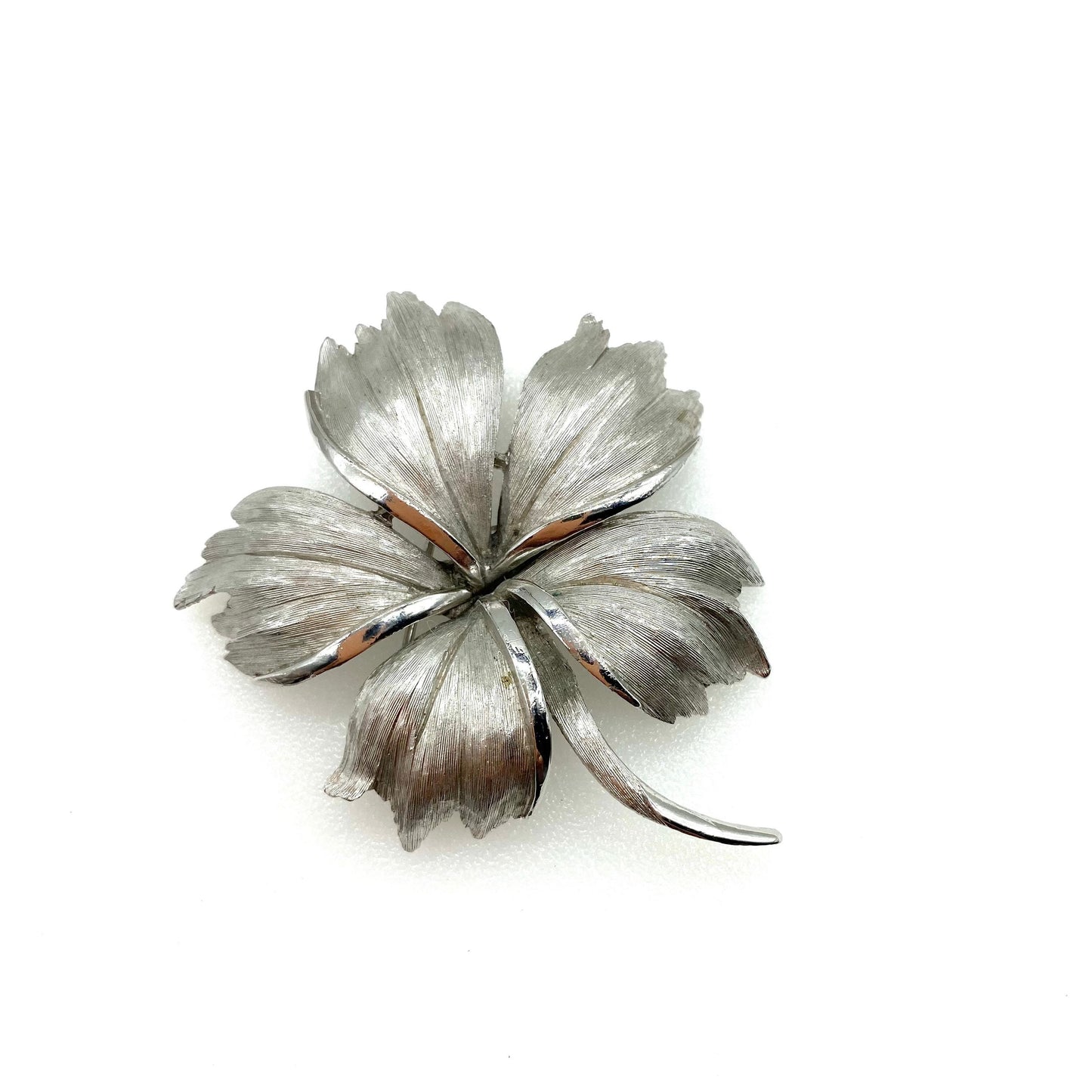 Crown Trifari Articulated Flower Brooch