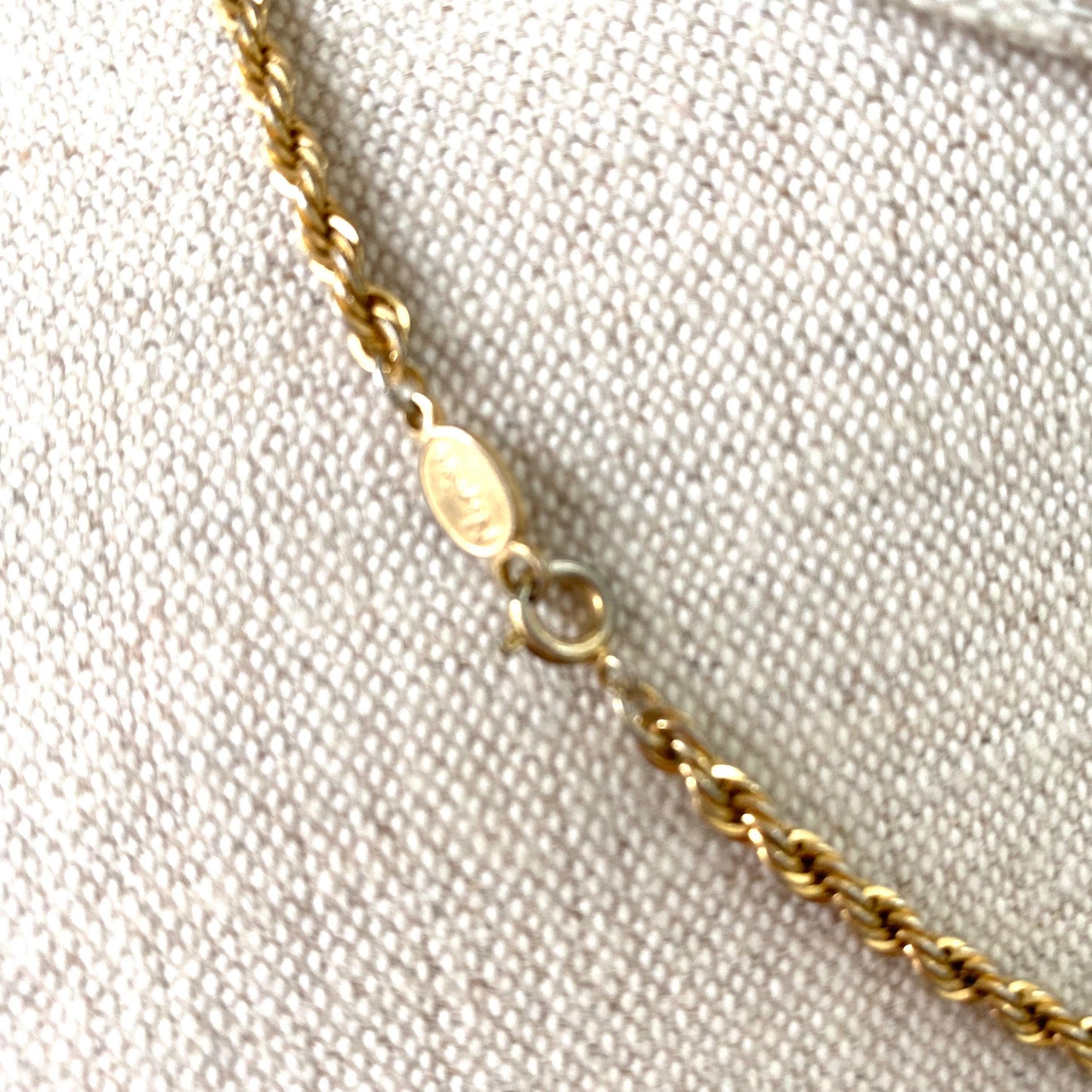 Napier Gold Plated Rope Chain
