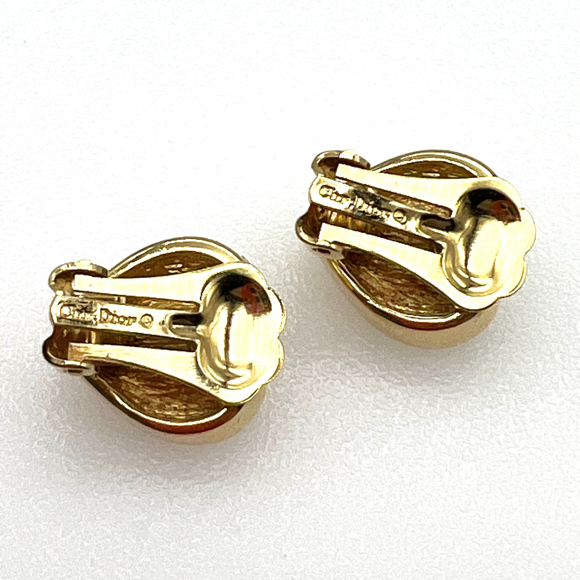 Christian Dior Heart Clip On Earrings – Bramble Lily