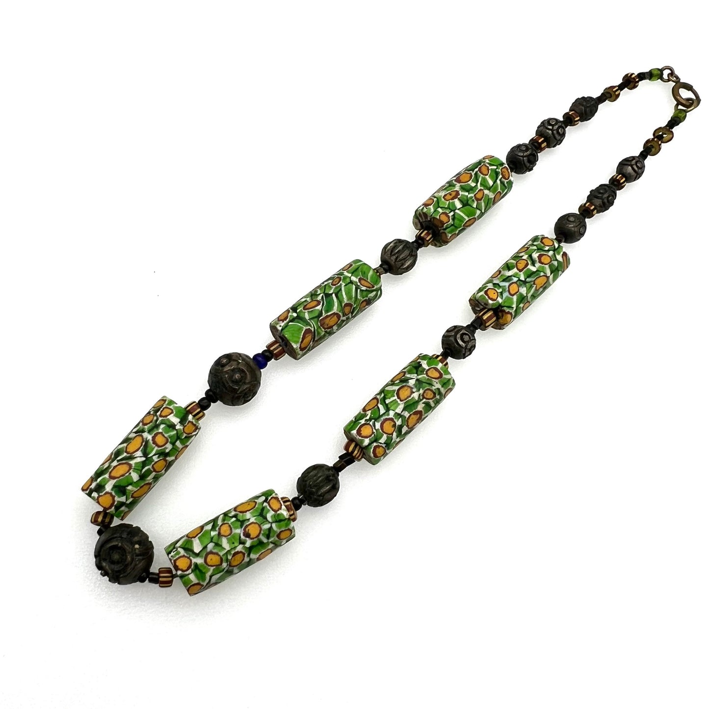 RARE African Trade Bead Millefiori Necklace