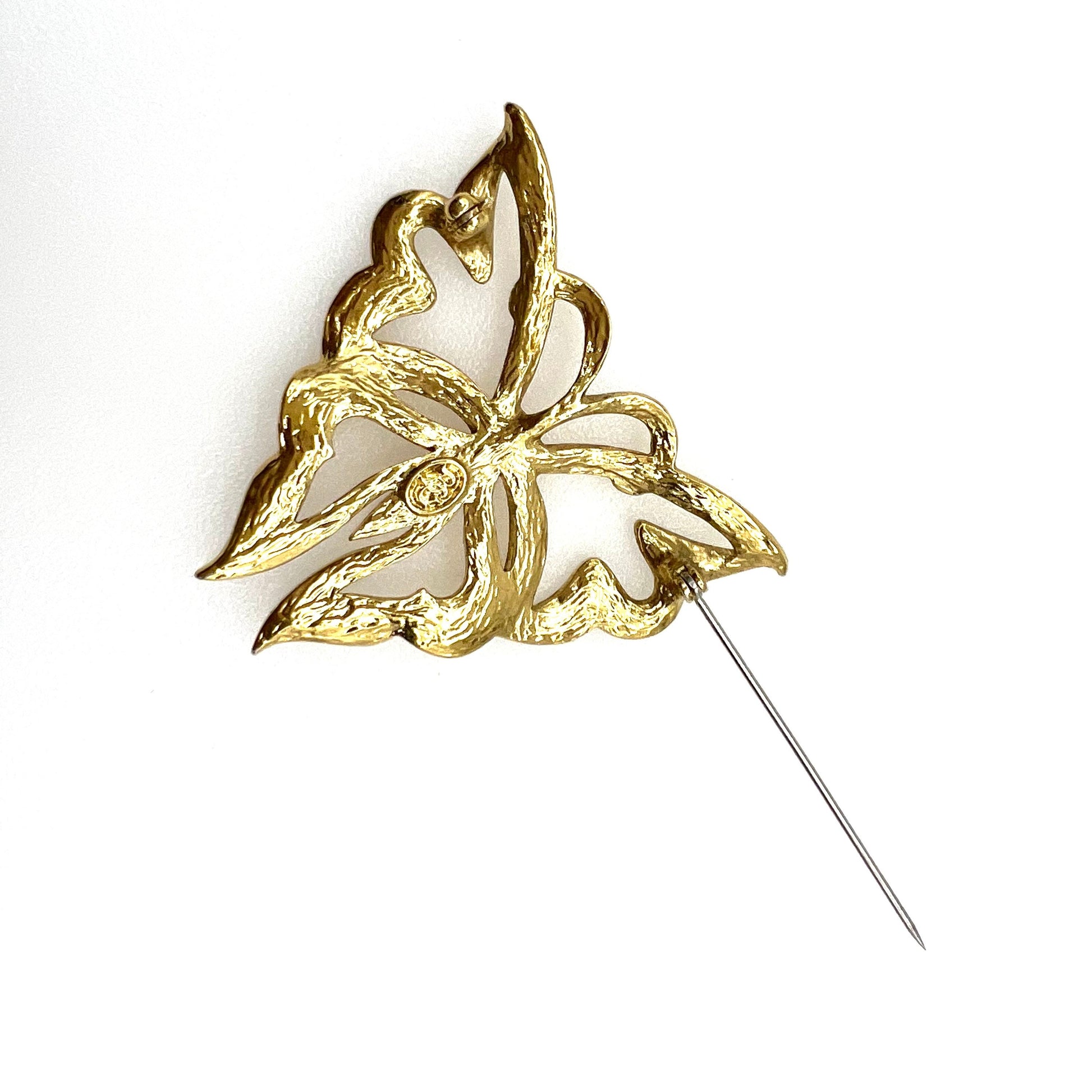 Bergdorf Goodman Gold Plated Butterfly Brooch