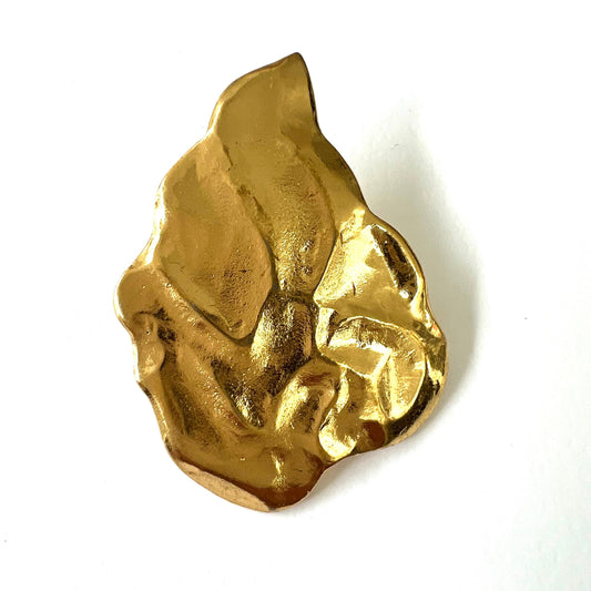 Yves Saint Laurent Robert Goossens Leaf of Flame Pin
