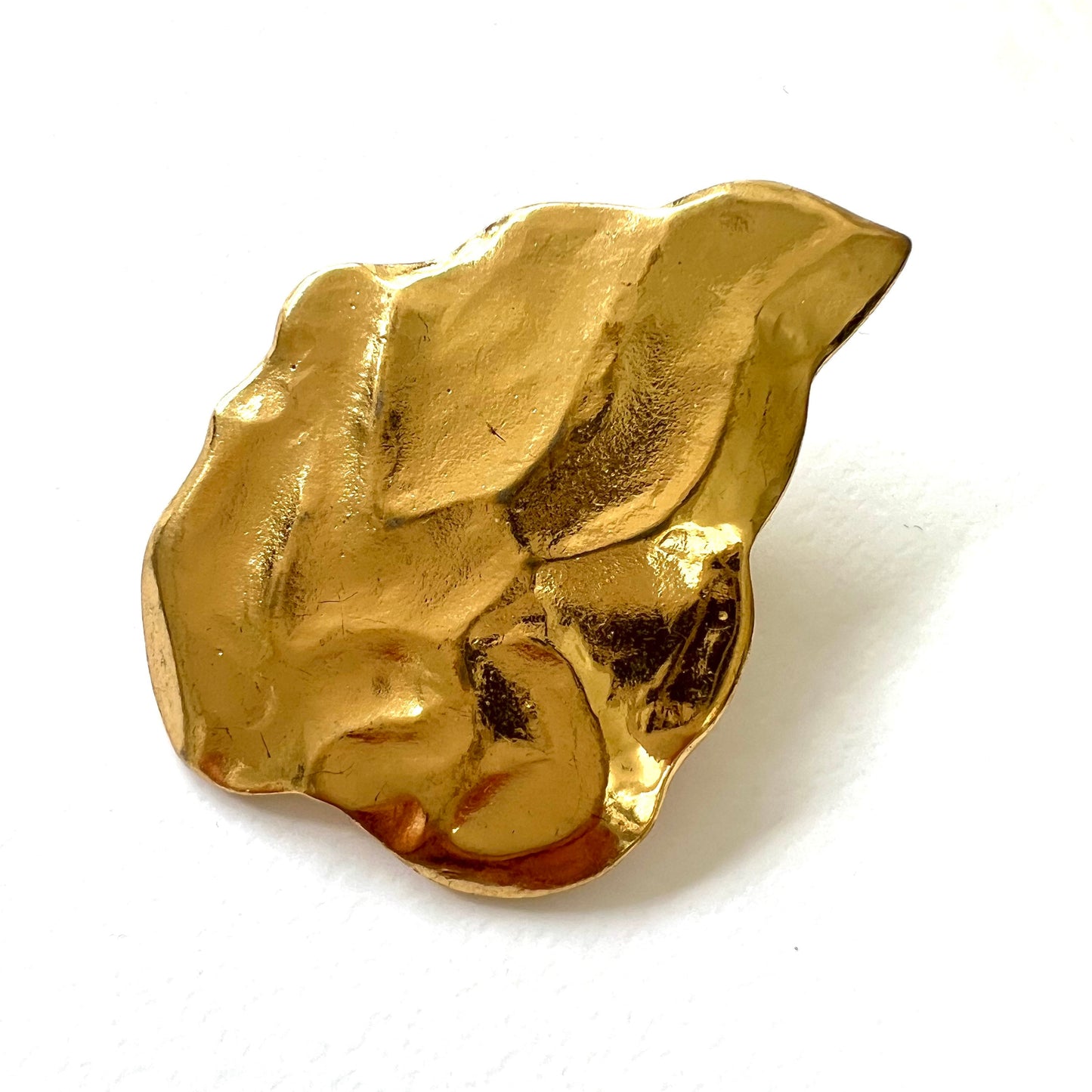 Yves Saint Laurent Robert Goossens Leaf of Flame Pin