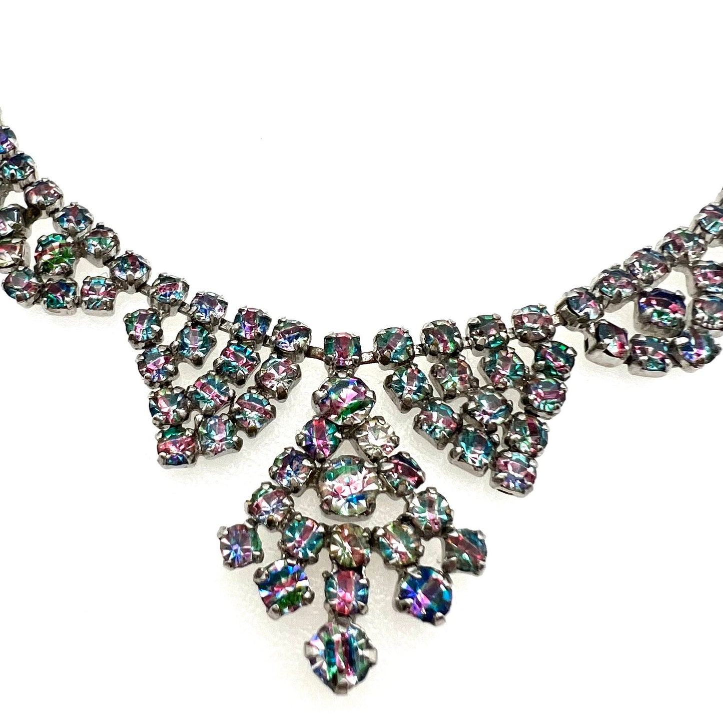 Iris (Rainbow) Glass Necklace